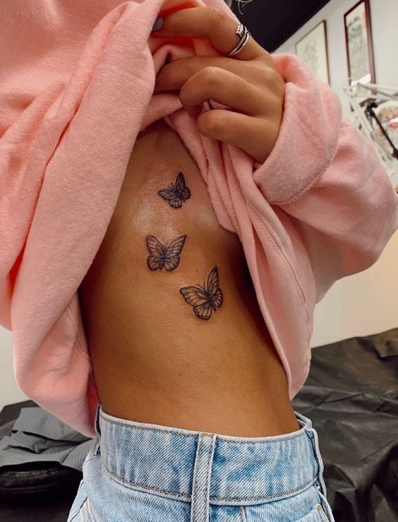 butterfly ribcage tattooTikTok Search