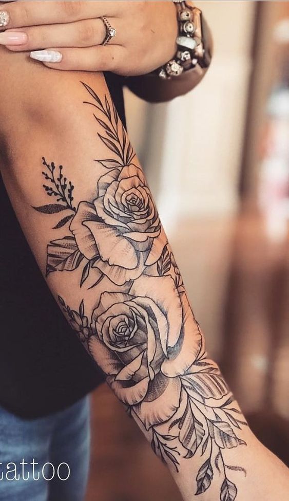 Womens Lower Arm Tattoos